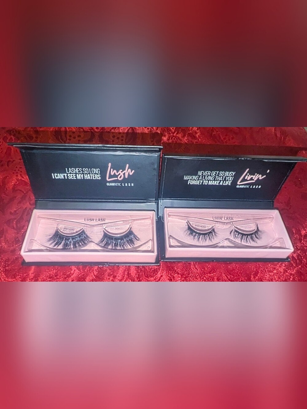 Glamnetic Magnetic Eyelashes Bundle - Lush & Livin' Styles, Never Used